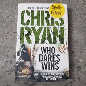 SIGNED Who Dares Wins by Chris Ryan (paperback book)
